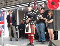 Scots Guard bagpipes